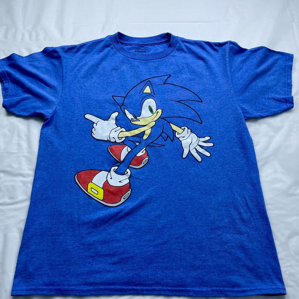 SEGA Sonic the Hedge Hog Kids T-Shirt Size XL(18/20)